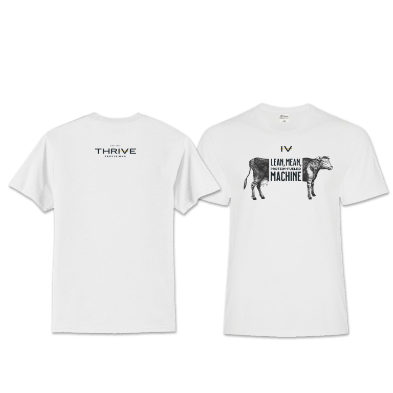 White-Lean-Mean-Protein-Fueled-Machine-shirt